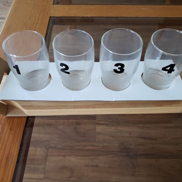 Vintage Wembley 5 piece Beer Tasting Flight set - Picture 2 of 3